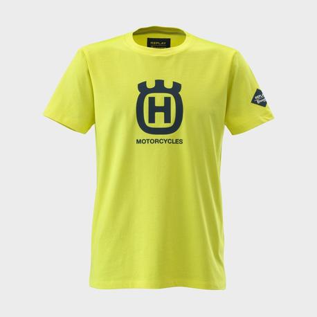 Husqvarna T-paita keltainen